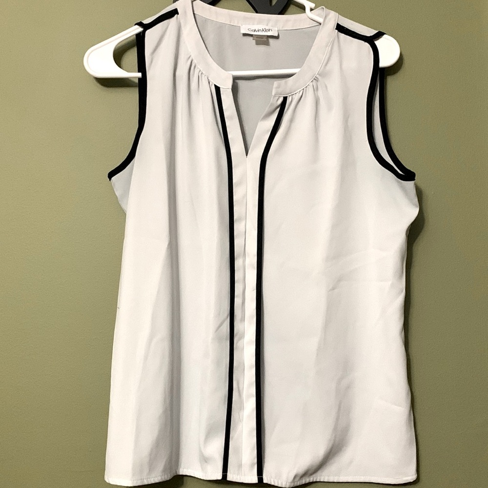 White small Calvin Klein Blouse